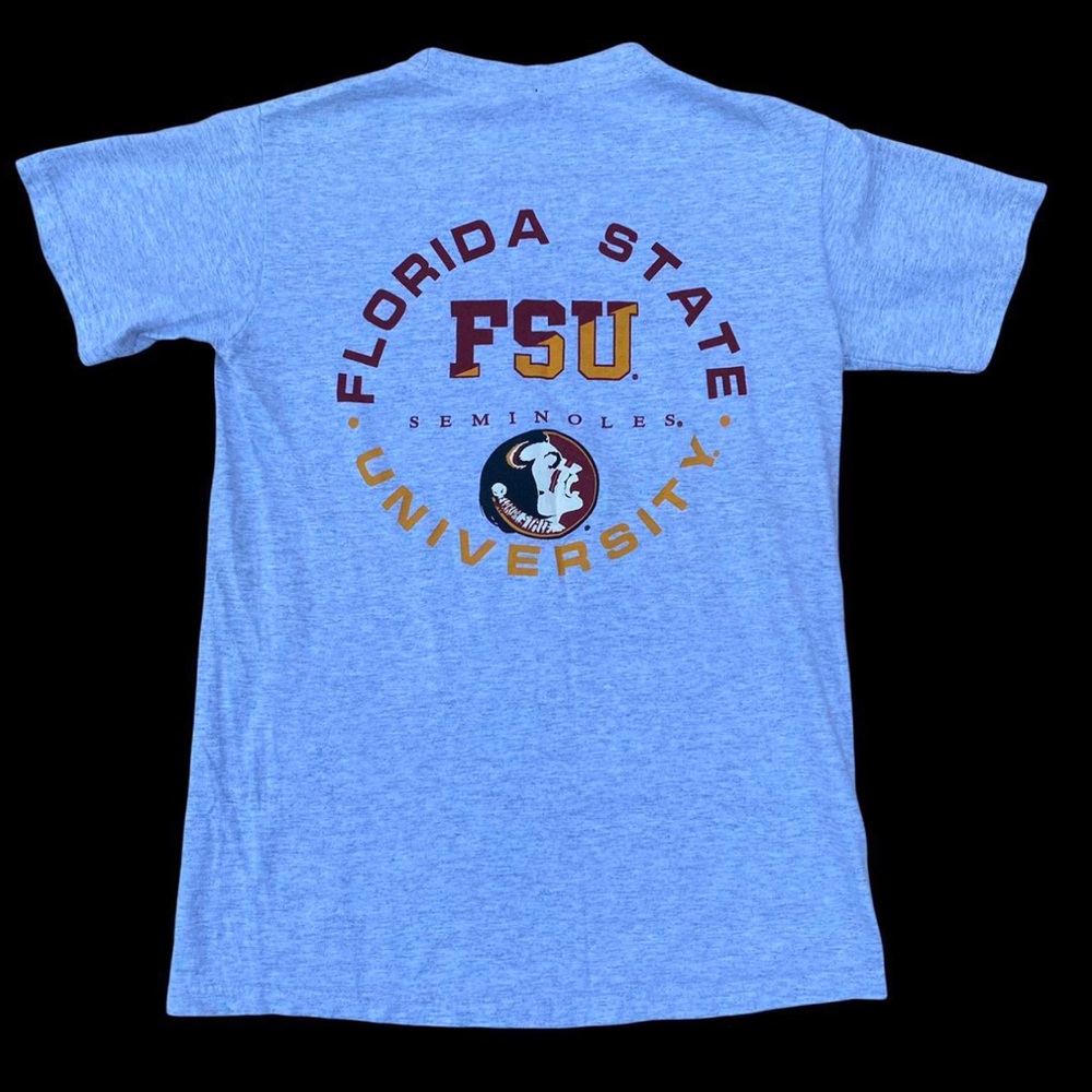 Vintage 90s Florida State Univesity Seminoles FSU Jansport Double Sided Tshirt